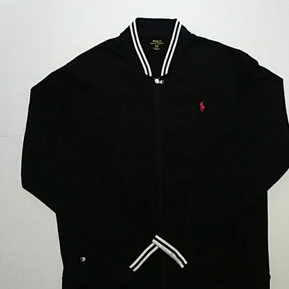RALPH LAUREN POLO cotton track jacket
